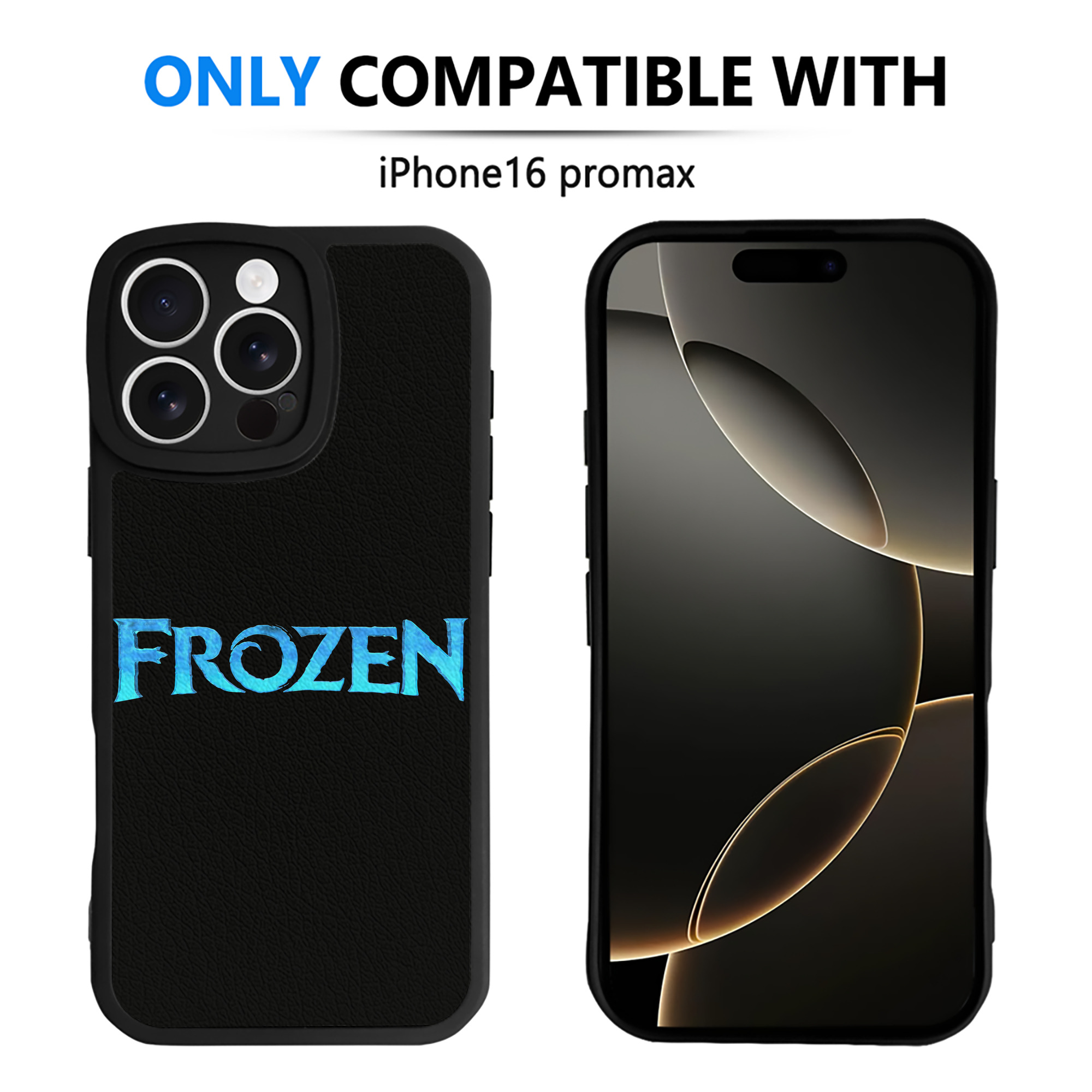（画像用） アナと雪の女王 アンナ エルサ Frozen Anna Elsa 【iPhone 16シリーズ対応】シリコンスマホケース（レザー調） 材質：シリコン